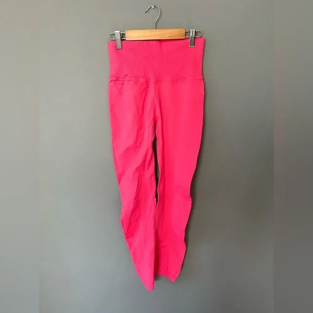 NWOT Free People High-Rise 7/8 Length Good Karma Leggings - Picture 6 of 9